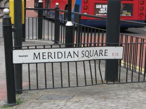 Greenwich Meridian Marker; England; LB Newham; Stratford (E15)